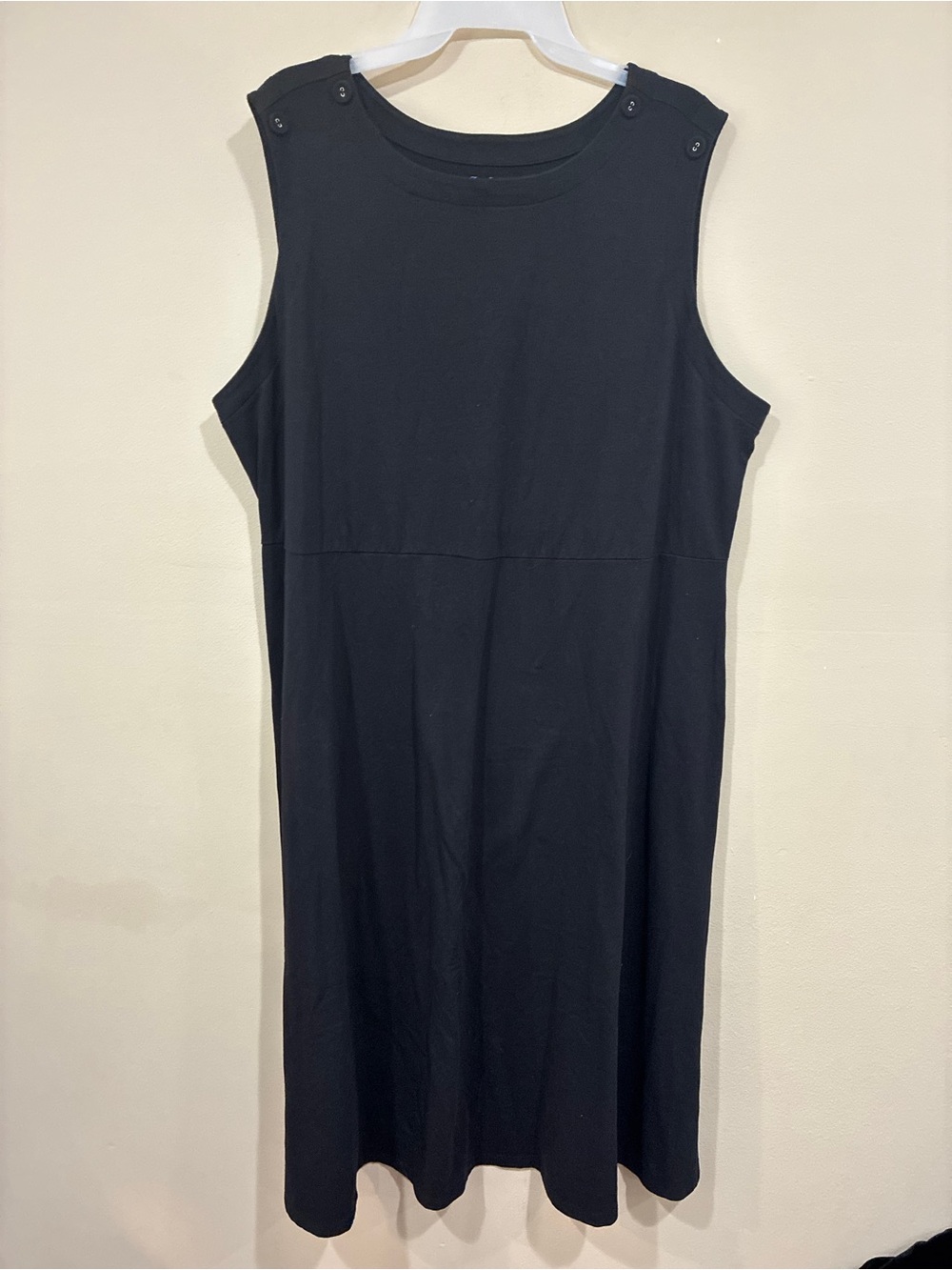 croft & barrow Black Sleeveless Maxi Dress